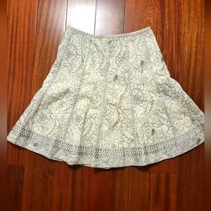 Nygard Collection embroidered pleated skirt